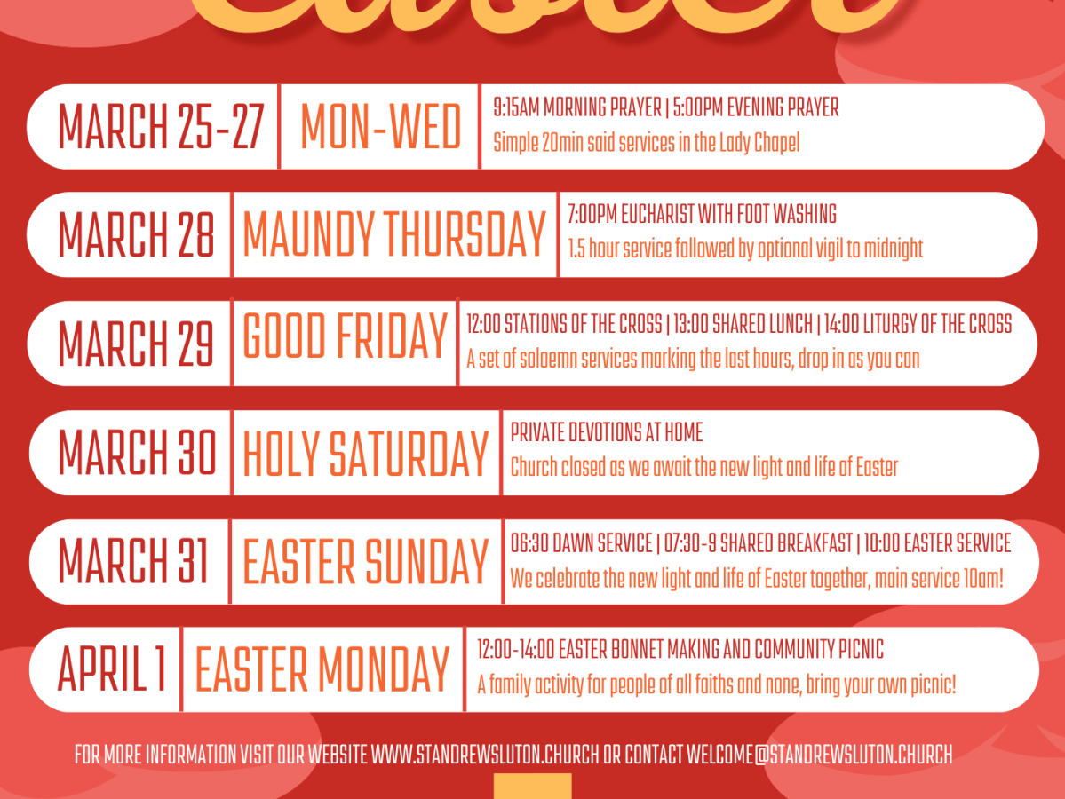 Holy Week and Easter&nbsp;2024
